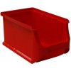 Úložný box Allit Plastový box PP 12,5 x 15 x 23,5 cm červený