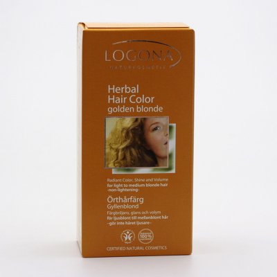 Logona barva na vlasy henna zlatá blond 010 100 g – Zboží Mobilmania
