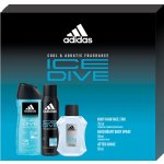Adidas Ice Dive Men EDT 50 ml + deospray 150 ml + sprchový gel 250 ml dárková sada – Sleviste.cz