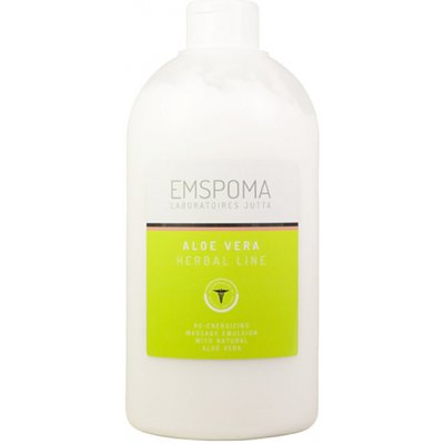 Emspoma Herbal Line Aloe Vera masážní emulze 1000 ml