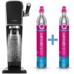 SodaStream Art Black + Bombička CQC – Zboží Mobilmania