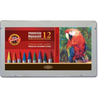 KOH-I-NOOR Voskovky aquarell progresso 12 ks – Sleviste.cz