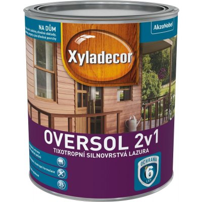 Xyladecor Oversol 2v1 5 l bílý krycí – Hledejceny.cz