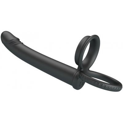 Pretty Love Moses Double Penetration Double Cockring Black – Zboží Dáma