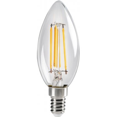 Kanlux žárovka LED 4,5W-40 E14 2700K svíčka čirá Filament – Hledejceny.cz