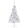 Vánoční stromek zahrada-XL Umělý vánoční stromek s LED a sadou koulí 150 cm 380 větviček