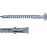 hmoždinka univerzální14x80 s vrutem 10x160 s 6hr. hlavou SW17 – Zboží Mobilmania