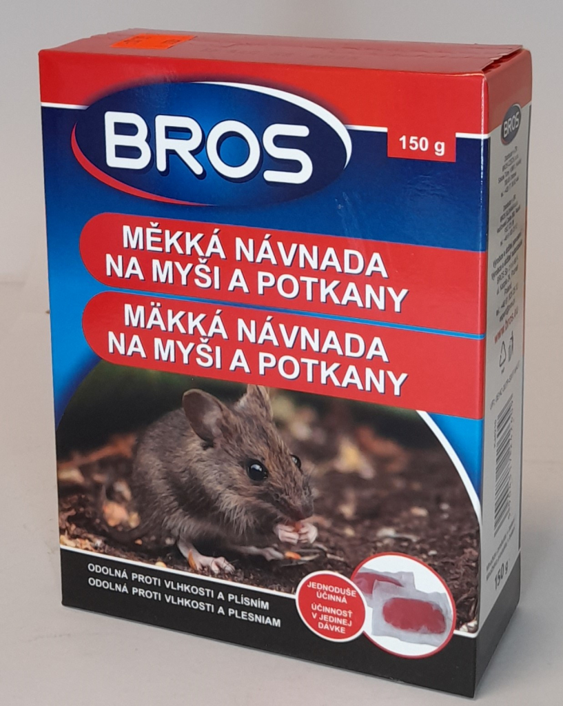 Bros Na myši a potkany měkká návnada 150 g