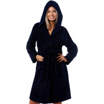 Dámský župan huňatý 1Z1128 modrá – Sleviste.cz