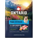 Ontario Puppy & Junior All Breeds Monoprotein Turkey & Sweet Potatoes 2,25 kg – Hledejceny.cz