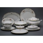 Bohemia Porcelán 1987 Marie Louise Čajové růžičky 28 ks – Zboží Dáma