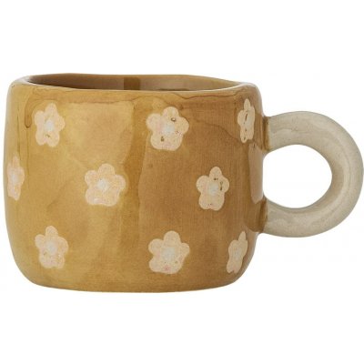 Bloomingville Hrneček na espresso Nini Flowers Brown hnědá 110 ml – Zbozi.Blesk.cz