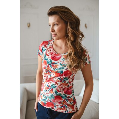 Kojící tričko Milk Shirt Pomegranate – Zboží Dáma