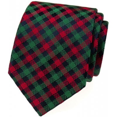 Avantgard vánoční kravata čerevná / zelná