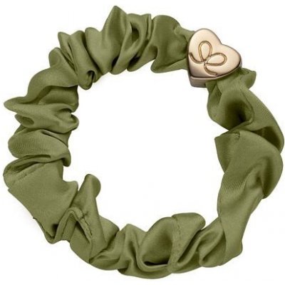 By Eloise London Gold Heart Silk Scrunchie Leopard barva Black – Zbozi.Blesk.cz