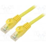 Lanberg PCU6-10CC-1000-Y Patch U/UTP Kat. 6 RJ45 vidlice z obou stran lanko CCA – Zboží Živě