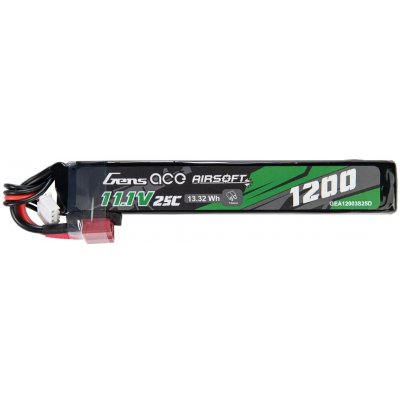 Gens Ace Gens ACE Li-Pol baterie 11 1V 1200mAh 25C T-Dean Buffer stick – Zboží Dáma