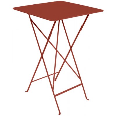 Fermob Skládací vysoký stolek BISTRO 71x71 cm Red Ochre – Hledejceny.cz