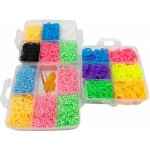 Alltoys Sada gumiček 3 000 ks na výrobu náramků Loom Band box velk – Zboží Dáma