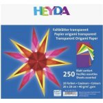 Origami 20 x 20 cm 40 g 10 transparentních barev – Hledejceny.cz