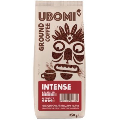 UBOMI Intense RFA mletá káva 250 g – Sleviste.cz