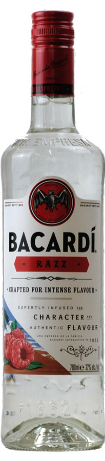 Bacardi Razz Raspberry 32% 0,7 l (holá láhev)