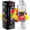 Mixér, šlehač ActivePlus přenosný bezdrátový na smoothie nabíjecí 600ml Bílý