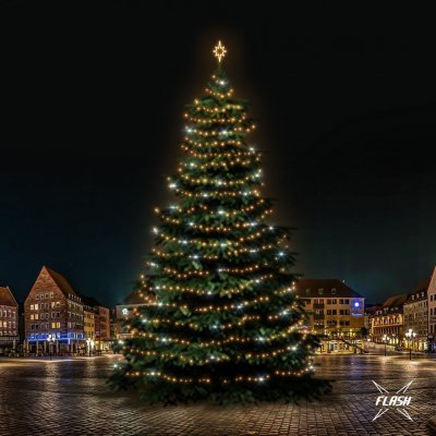 DECOLED LED světelná sada na vánoční stromy vysoké 21-23 m teplá bílá s Flash – Hledejceny.cz