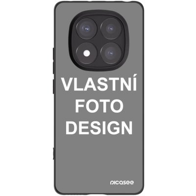 Picasee silikonový černý obal pro Xiaomi Redmi Note 14 Pro 5G - Vlastní design/motiv – Sleviste.cz