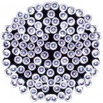 CoolCeny Vánoční osvětlení 210 LED Řetězy v 6 barvách o délce 21 metrů. Fialová – Hledejceny.cz