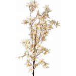 Velká umělá květina béžová magnolie hvězda – 112 cm – Zboží Dáma