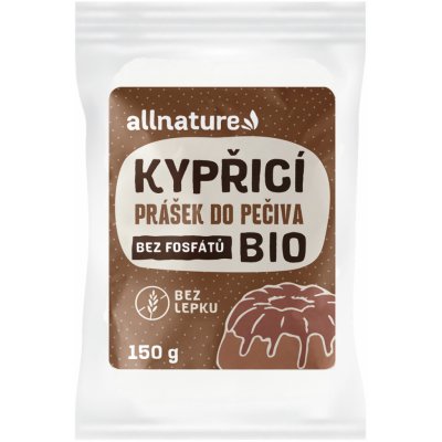 ALLNATURE Kypřící prášek do pečiva BIO 150 g