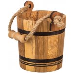 ČistéDřevo Dřevěné vědro dubové – HobbyKompas.cz
