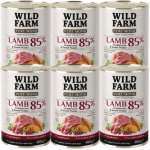 Wild Farm Pure Mono Jehněčí s brusinkami a sladkými bramborami 6 x 400 g – Hledejceny.cz
