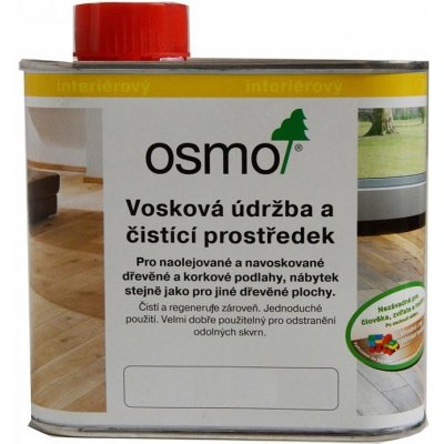 Osmo 3087 Vosková údržba a čistící prostředek 1 l Bílý