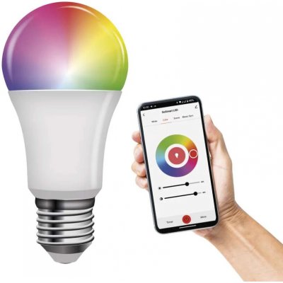 Emos Chytrá LED žárovka GoSmart A60 E27 11 W 75 W 1 050 lm RGB stmívatelná Wi-Fi ZQW515R – Hledejceny.cz