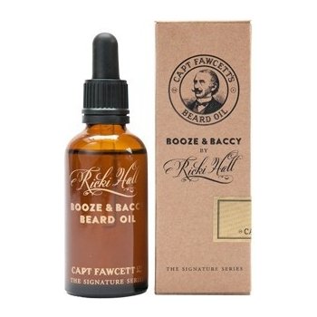 Captain Fawcett Ricki Hall's Booze & Baccy olej na vousy 50 ml