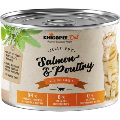 Chicopee Cat Adult Jelly losos a drůbeží 195 g