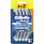 Gillette Blue3 Comfort 8 ks – Zboží Mobilmania