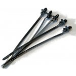 AP-auto | Plastové stahovací pásky 150 mm s příchytkou pr. 8 mm – černé SP08 – Sleviste.cz