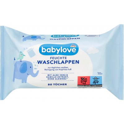 Babylove vlhčené ubrousky pro celé tělo 80 ks – Hledejceny.cz