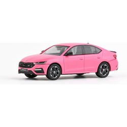 ABREX ŠKODA OCTAVIA IV RS SEDAN 2020 Růžová 143AB-037BW 1:43