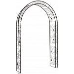 Kovová pergola DEMA oblouk 225 cm – Hledejceny.cz