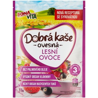 Bonavita Dobrá kaše ovesná lesní ovoce 55 g – Zboží Dáma