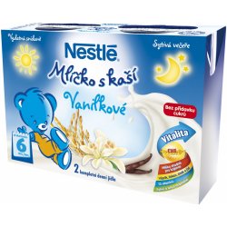 NESTLÉ Mlíčko s kaší vanilkové 2x200ml