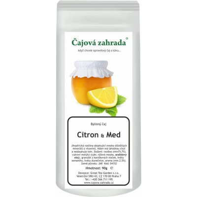 Čajová zahrada Rooibos Citron & Med rooibos čaj 0,5 kg