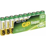 GP Super Alkaline AAA 10ks 1013100102 – Zboží Mobilmania