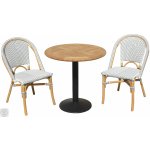 FaKOPA BISTRO+VARENA 75cm - balkónový set - bílý – Sleviste.cz