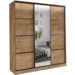 Nejlevnější nábytek Harazia 150 se zrcadlem dub lefkas – Zboží Dáma