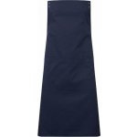 Premier Workwear Zástěra s laclem bez zavazování pro gastro a obsluhu s držákem utěrky a střední kapsou modrá námořní – Hledejceny.cz
